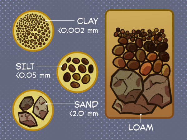 Types of soil particles